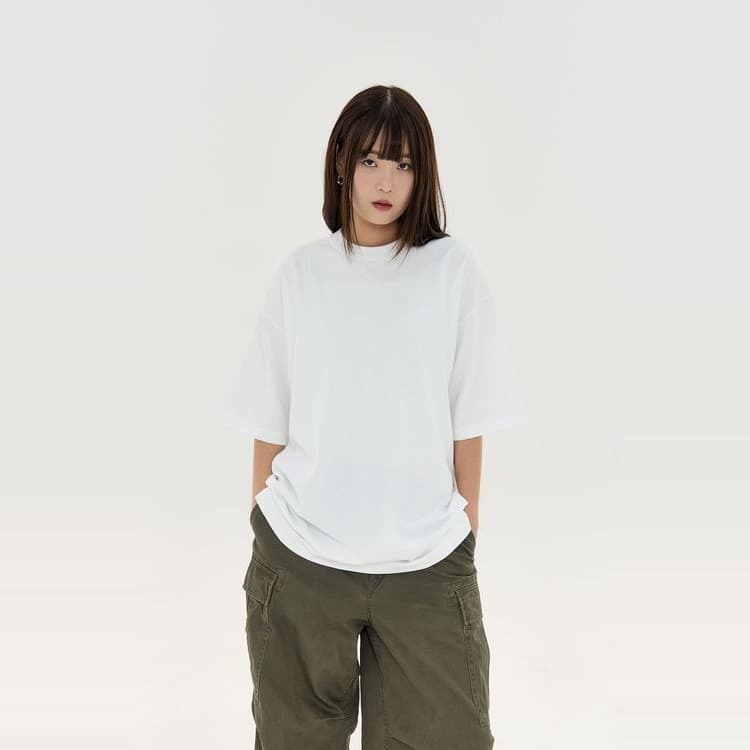 유나이티드 애슬 헤비웨이트 빅실루엣 반팔티 - 1