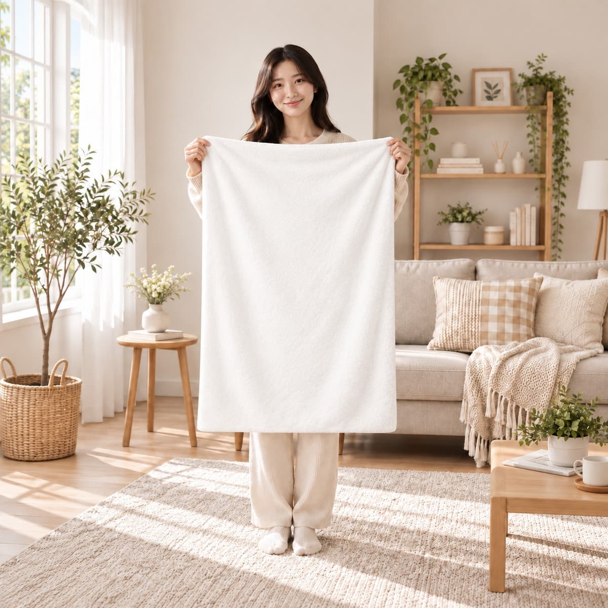 극세사 담요 세로형 M (70x100) - 1